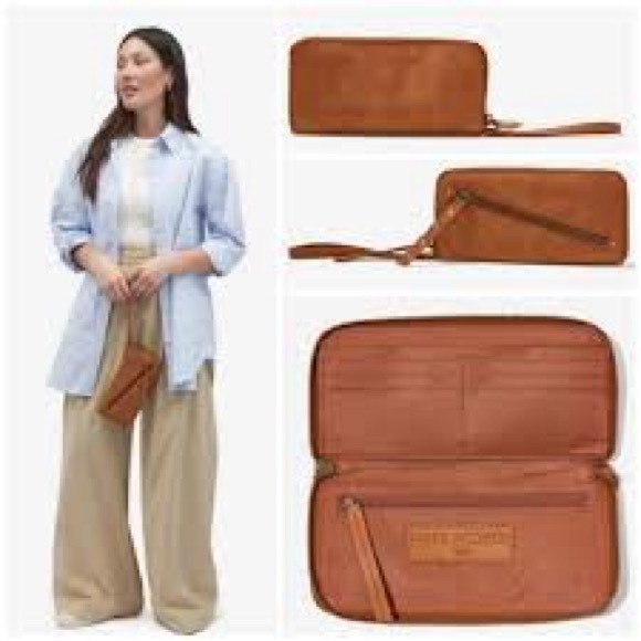 Free People Distressed Vegan Wallet, NWT - Picture 7 of 7